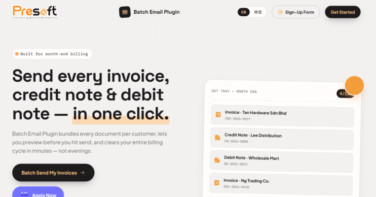 Batch Email Plugin
