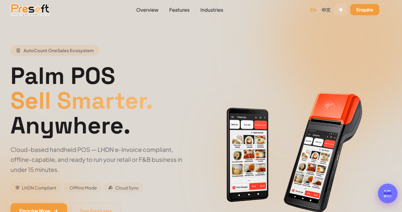 AutoCount Palm POS